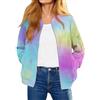 Cocila Giacca A con Cerniera Stampata Maniche Lunghe Casual da Donna per L'autunno Originale (Purple XXL) Abbigliamento Felpa Parka Donna Nero con Pelliccia Giubbotto Ecopelle Blu Camicia