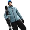 SIROKO - Giacca Softshell da Sci W2 Beluga - XXL - Blu acciaio