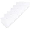 Liabel Slip Uomo in Cotone Elasticizzati (Pacco da 6 e da 12 Paia), Traspiranti, Ipoallergenico Cuciture Rinforzate Underwear - Mutande Intimo Confortevole Certificato Oeko-Tex (6 Pezzi Bianco, M)