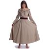 HEMAD Gonna medievale Duzabel in puro cotone rosso, nero, beige, marrone S/M, L/XL, XXL/XXXL