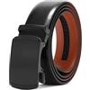 SENDEFN Cintura Uomo, Cintura Pelle Cricchetto Automatica Fibbia 35mm, Cinta Regolabili per Adattarsi