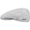 Melegari Berretto Piatto Piemonte | Misto Cotone | Fodera di Puro Cotone Leggero | Tascabile | Primavera Estate | Made in Italy (61, Grigio Chiaro)