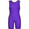 BODYWEAR LTD Body per bambini senza maniche Unitard danza ginnastica nuoto PE body, Viola, 13-14 Anni