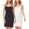 Merry Style Abitino Sottoveste Donna 2Pack MS10-203(2Pack-Nero/Ecru, L)