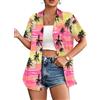 hohololo Hawaii, camicia da donna hawaiana, a maniche corte, taglie S-XXL