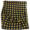 Avantgarde Ascot Uomo a Pois in Seta Made in Italy Colori e Misure a Scelta (Taglia Unica, Blu Giallo ocra Pois Grande 3)