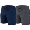 sesto senso Pantaloncini Pigiama Uomo Pantaloni Corto Cotone Shorts Confezione da 1-2 Pezzi L 2Pack g+g
