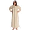HEMAD Vestito da Donna Viking - Abito in Cotone Medievale - Beige S-XXXL