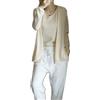 Wenwenma Nuovo Cardigan e Canotta in Cashmere in Primavera e Autunno del 2018 (Beige, Medium)