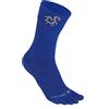 SOLIDEA Calzini Unisex Silk Bamboo Comfy a Compressione Graduata 8/12 mmHg (Blu Tonic, XL)