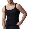 SalGiu Canottiera Uomo Costine (3 Pezzi) Intima 100% Cotone Spalla Stretta Antisudore Estiva (L, 3 Nere)