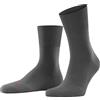 FALKE Run U So cotone filo funzionale tinta unita 1 paio, Calzini Unisex Adulto, Grigio Flanell 3210, 42-43