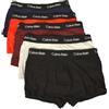 Calvin Klein Boxer Uomo CK Confezione 5 Pezzi Elastico a Vista Cotone Elasticizzato Articolo NB2734O, RFB Blues/Red/Bordeaux/Pearl Grey/Black, Size XL/in 40-42 / cm.102-107