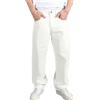 Eauptffy Baggy Jeans da uomo Y2K Streetwear Vintage Loose Fit Denim Pants Straight Leg Jeans con gamba larga, casual, da uomo, oversize, jeans morbidi da uomo