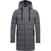 Juankrynord Cappotto Lungo Invernale da Uomo con Coulisse Tasca vestibilità Attillata Giacca Calda da Esterno Cappotto Lungo Trapuntato con Cappuccio Cappotto Parker Invernale Caldo