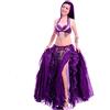 ROYAL SMEELA Danza del Ventre Gonna Cintura Reggiseno 3pcs Set Vestiti Donna Danza del Ventre Abbigliamento Gonna Lunga Donna Flamenco Carnevale Reggiseno Cintura Vestiti per la Danza del Ventre