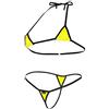 Sohimary 216 Donna Molto Mini Perizoma String Bikini XS S M 38 40 42 44 Giallo