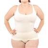 LEELA LAB Canottiera Donna Grandi Taglie Canottiera Top Basic Line, Spalline Sottili e Petto Supporti Con Tecnologia Senza Cuciture - Made in Italy