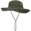 AYPOW Cappello da Pescatore Taglie Forti XL XXL per Uomo, Tesa Larga Leggero Traspirante UV Cappelli da Sole Estiva, UPF50+ Impermeabile Asciugatura Rapida Pieghevole Bucket Hat Boonie Cappello Safari