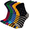 PUTUO Calze con Dita Uomo Calzini con 5 Dita Separate in Cotone, Calze 5 Dita Uomo Calzini Sportivi, Uomo Calzino infradito a 5 dita, 39-47, 5 paia