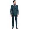 VEQUÈ Completo Elegante da Uomo Doppiopetto Abito Cermonia Matrimonio Giacca e Pantaloni Linea Sartoriale Tutte Le Stagioni