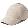 Riki Browns Cappellino Uomo con Visiera Baseball Estivo 100% Lino Made in Italy - Berretto Unisex Taglie 55-62