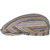 Stetson Sacota Driver Coppola Rigata Multicolore in Lino Prodotto in UE Unisex Primavera Estate