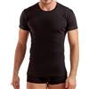 Enrico Coveri Maglietta Intima Uomo Girocollo Caldo Cotone, Offerta 3 E 6 Pezzi, Maglia Uomo in Cotone Invernale Felpato (3 Pezzi Nero, 7-XXL)