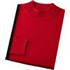 Vsadsau Pullover maglione da uomo in 100% cashmere con collo alto maglione business casual a maniche lunghe, Rosso, L