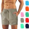 sesto senso Pantaloncini da Bagno da Uomo Corto Colori alla Moda Fodera Interna Short da Spiaggia