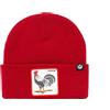 Goorin Bros. The Farm, Cuffia Unisex in Acrilico, Red - Roaster (The Cock), Taglia Unica