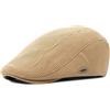 YAMEIZE Cappello Piatto retrò da Cabbie Invernale - Regolabile da Uomo Donna Berretto Ivy Flat cap in Cotone di Tendenza Newsboy Piatto Peaky Driving