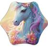 GAIREG Ombrellone da neve con angoli arrotondati, per bambini dai 4 agli 8 anni, 88,9 cm, Bellissimo unicorno carino, 35 Canopy