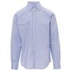 Ergos Workwear Payper - SPECIALIST Camicia da Uomo Sfiancata a Manica Lunga 100% Cotone Colore: AZZURRO, Taglia: 3XL