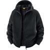 Generico Felpa Pelosa Uomo Pile Invernale Caldo Felpe con Cappuccio e Zip Vello Foderato Cardigan Jacket Uomo Cappotto con Cerniera Manica Lunga Antivento Imbottita Giacca da Casual Trekking