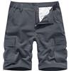 Generic Pantaloncini da combattimento da uomo con elastico in vita, casual, estivi, shortsmultipack, pantaloncini da lavoro slim fit, pantaloni da lavoro estivi per il tempo libero, da uomo, tinta unita,
