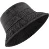 Zylioo XXL XL L M Denim Bucket Sun Hat,Oversize Jean Fisherman Cappelli,Regolabile Packable Summer Travel Cappelli