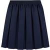 COSHAL® Gonne per divisa scolastica per ragazze - Gonne estive per bambine, abito formale con fondo elastico e vita arrotondata con pieghe, gonna stretch, Marina Militare, 11-12 Anni