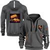 LPPALsjd Felpa con Cappuccio da Uomo Stampa per D.u.KE.s G.en.eral L.e.e Car Half Zip Outerwear Top Streetwear Manica Lunga Giacca Morbida Cappotto Sportivo Felpe-SHSe||3X_l