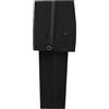 FIXRIMCH Pantaloni da Smoking da Uomo con Parte Anteriore Piatta, Pantaloni Formali a Righe Nere con Cintura Regolabile per Ballo di fine Anno, Raso Nero, L