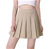 HOEREV Minigonna Pieghettata a Vita Alta Gonna Corta per Tennis Skateboard e Scuola per Donne e Ragazze EU 36 IT 42, M,girovita 72 cm