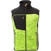 Ergos Workwear Payper TOUR Gilet in maglia tecnica 100% poliestere inserti soft-shell chiusura zip tasche laterali