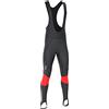 FDX Salopette da Ciclismo Thermodream da Uomo, Imbottitura 3D, Termica, Idrorepellente, Tessuto Super Roubaix, Antivento, Asciugatura Rapida, Pantaloni Invernali Bici, Leggings(Red -M)