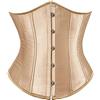 Kelvry Corsetto sottoseno da donna in raso con lacci Plus Size S-6XL