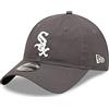 New Era Fan Kappe verstellbar Grau Weiß Teamlogo Chicago White Sox MLB 9Twenty Casual Classics cap - One-Size