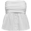 ONLY Onlesie Life Bandeau Top Ptm Donna