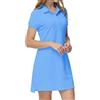 MoFiz Vestito Polo Donna Manica Corta Estate Sportivo Tenis Golf Dress