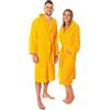 Lavea® Accappatoio Uomo & Donna in 100% Cotone - Morbido accappatoio in spugna con cappuccio, Design Unisex, Ideale per Sauna & Casa - Taglia XXL - Mango
