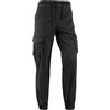 RE&X JEANS COUTURE Pantaloni Cargo Uomo Autunno Inverno con Vita Regolabile Elastico Lacci, Multitasche Funzionali, Taglio Comfort e Tessuto Morbido