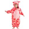 HAHASHOW Neonato Inverno Pagliaccetto Bambino Animale Pigiama 2-36 Mesi | Con cappuccio, cerniera scorrevole, in flanella, lavabile in lavatrice, perfetto per il Carnevale e Halloween